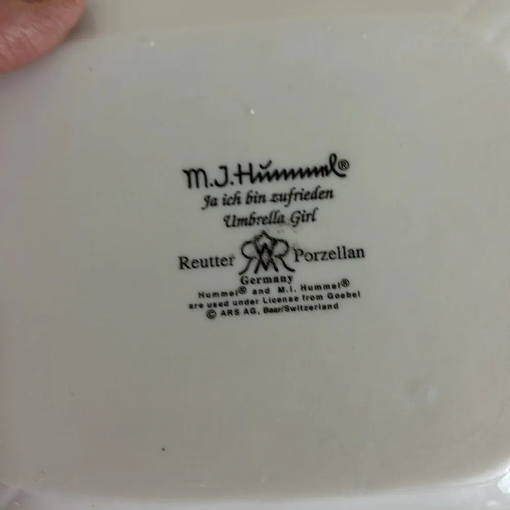 M J Hummel Umbrella Girl Mini Tea Set Reutter Porzellan Goebel Germany - Picture 6 of 12
